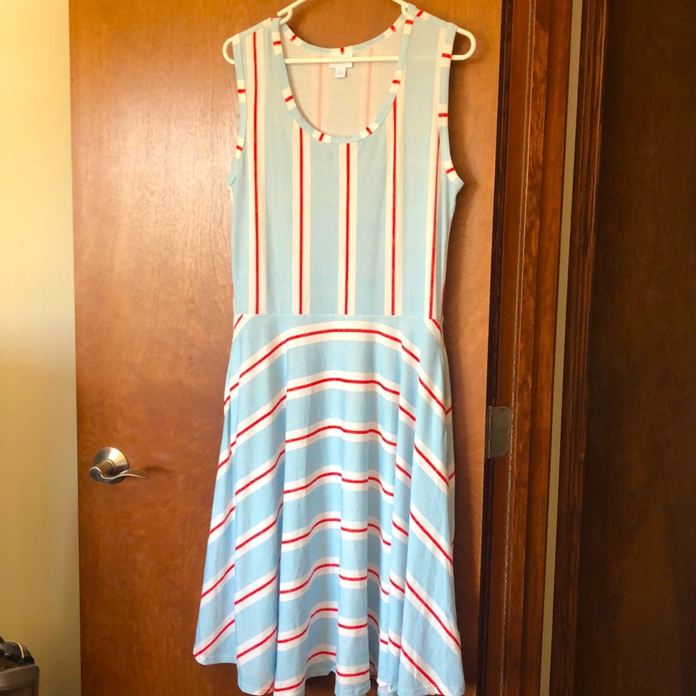 Americana striped Nicki perfect for 4th of July